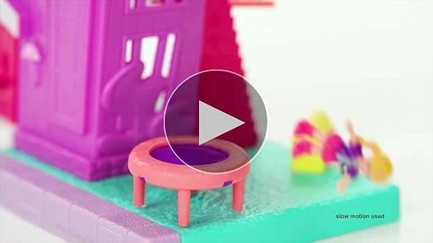 POLLY POCKET 4-Story Transforming Doll House with Micro Dolls